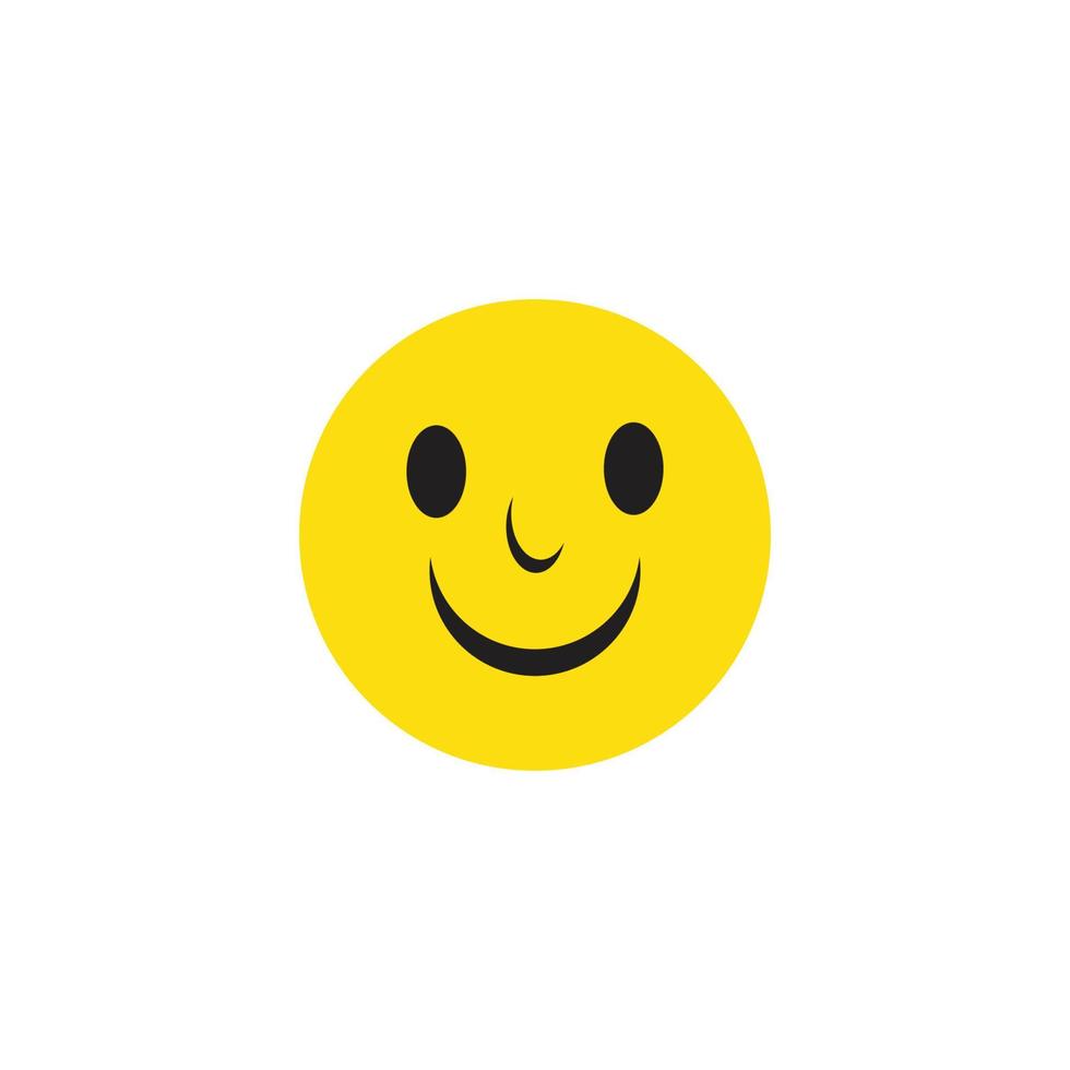 cara de plantilla de emoticon vector