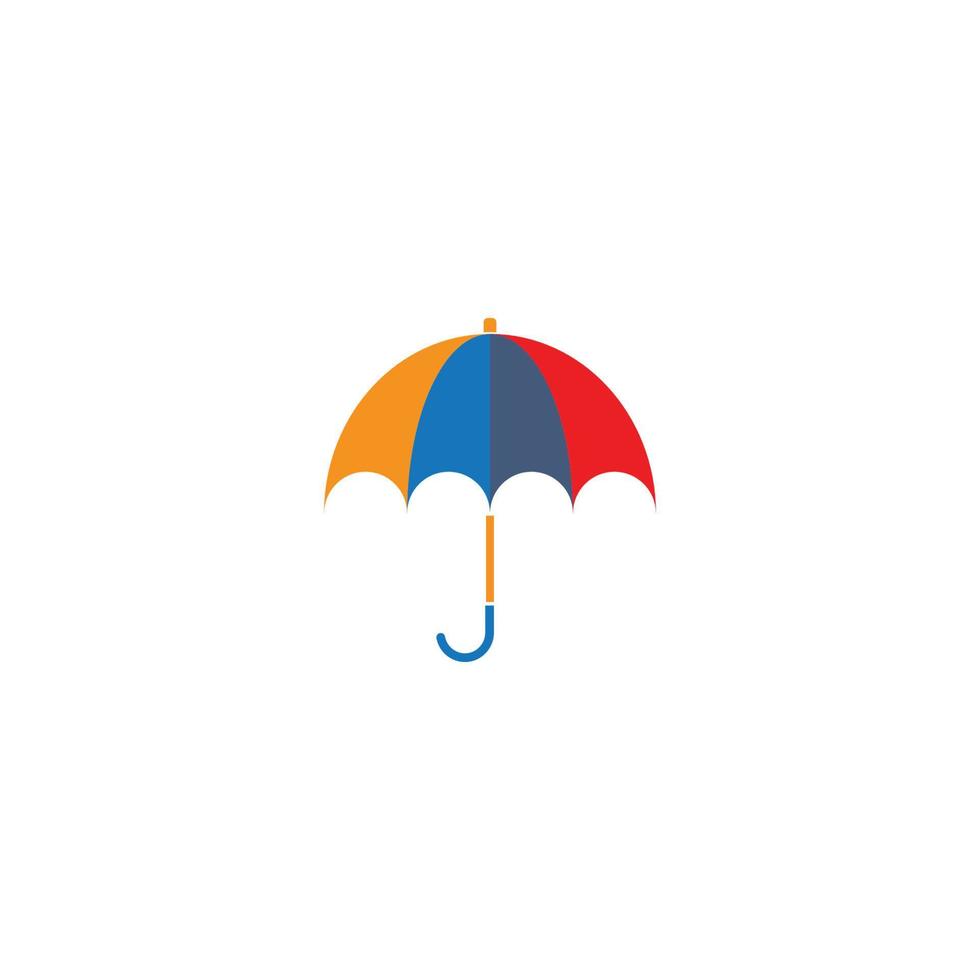 umbrella logo vector