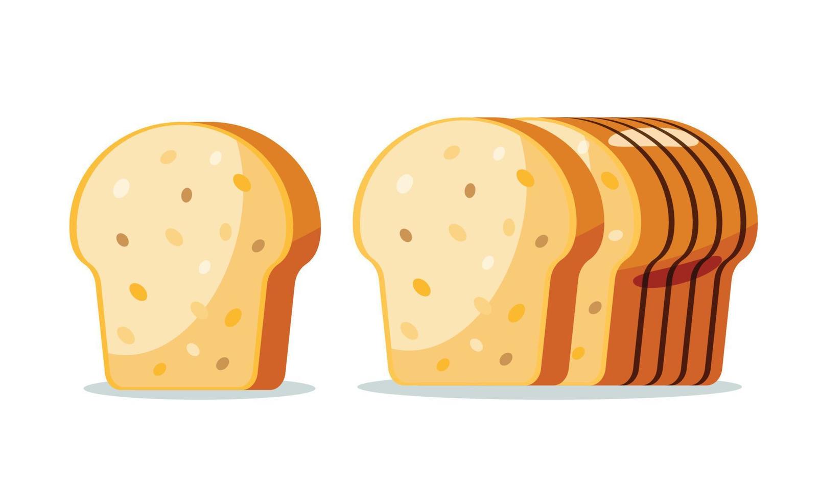pan pan aislar ilustración vectorial vector