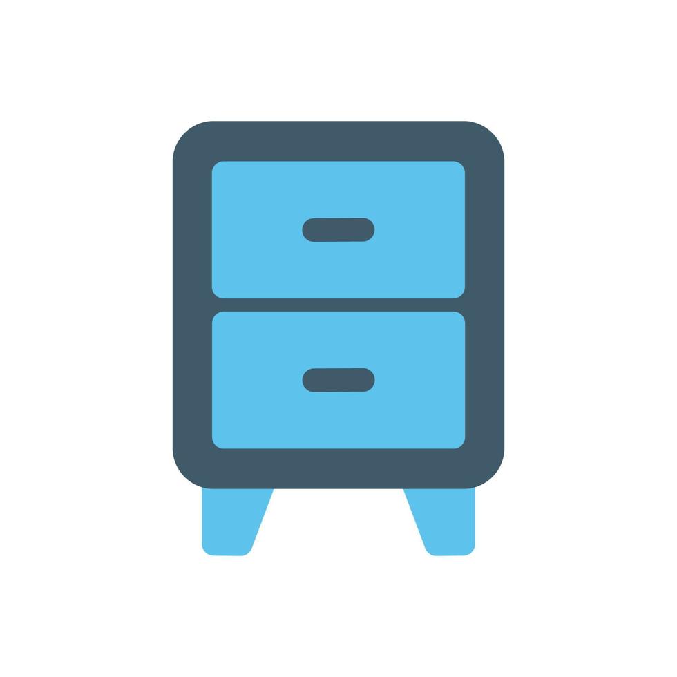 cabinet drawer icon vector