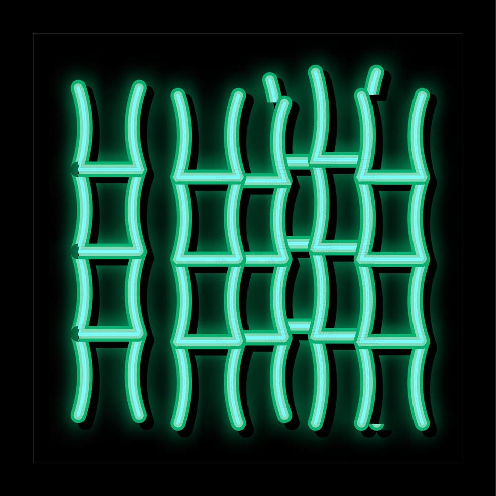 Cane Harvest neon glow icon illustration vector