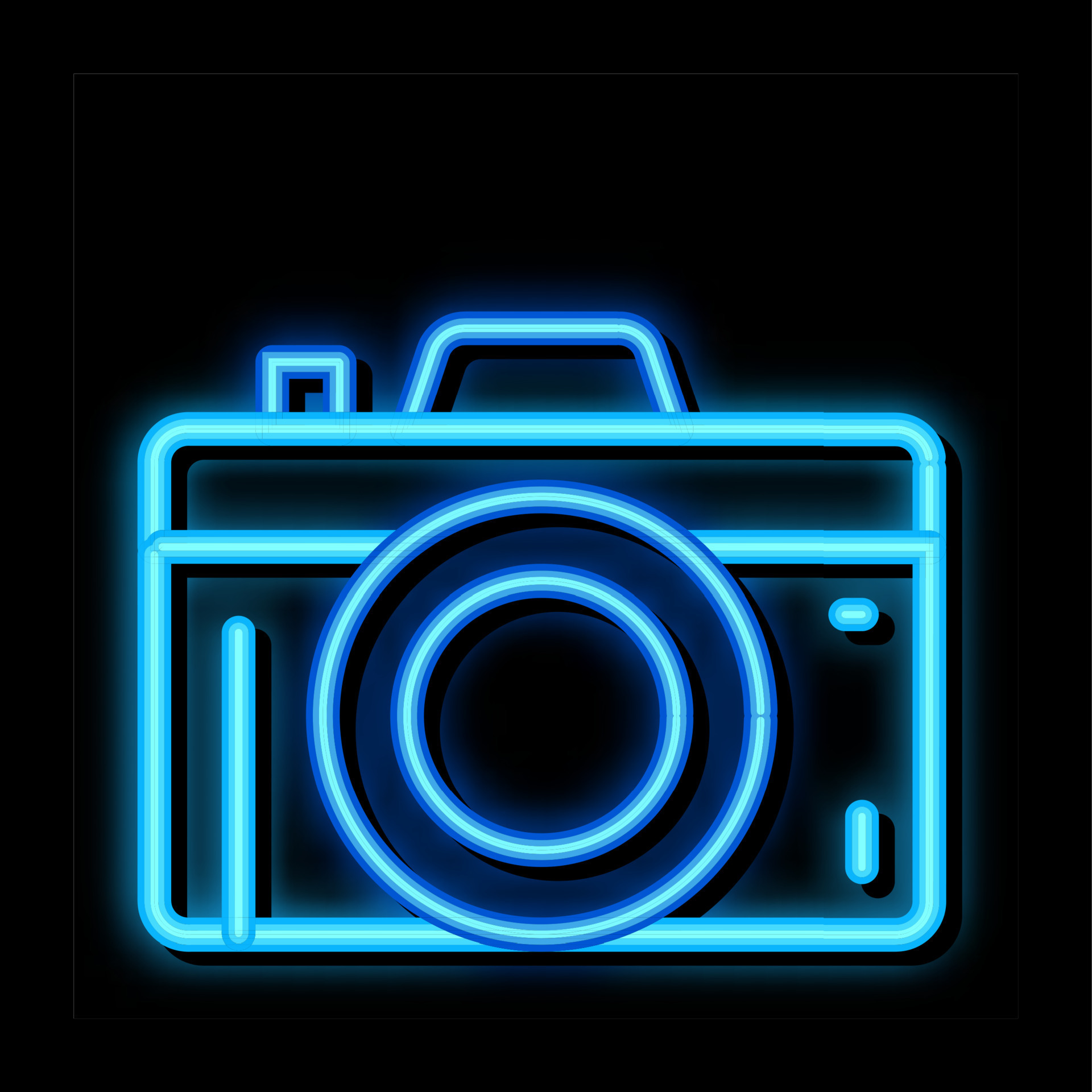 Photo Camera neon glow icon illustration 17791176 Vector Art at Vecteezy
