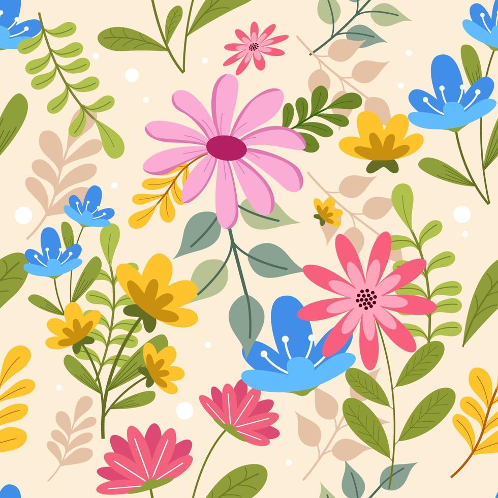 Floral Seamless Pattern vector