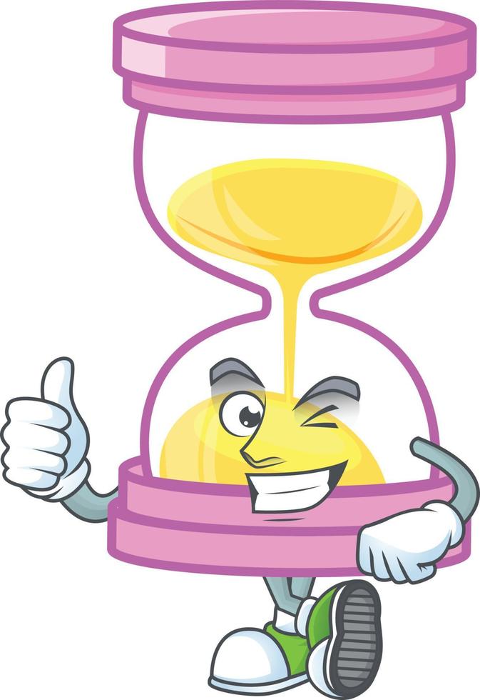 Cartoon Sandglass Vector