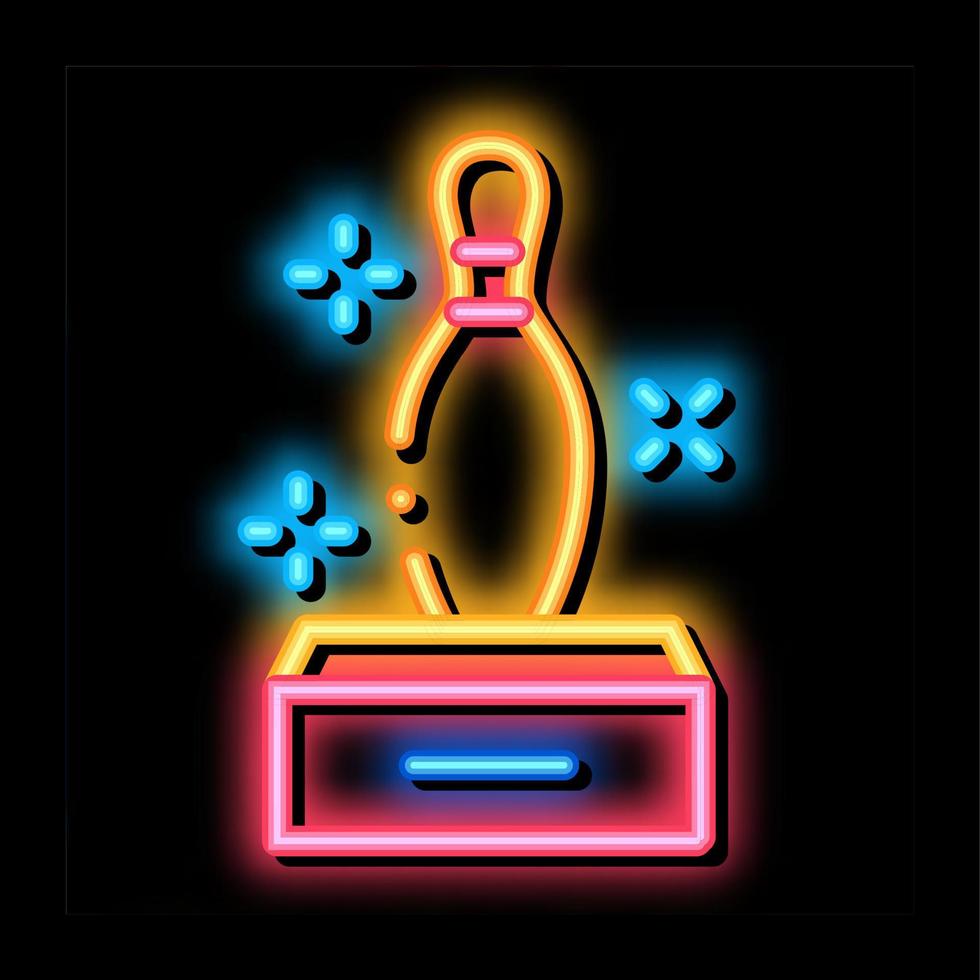Sparkle Skittle neon glow icon illustration vector