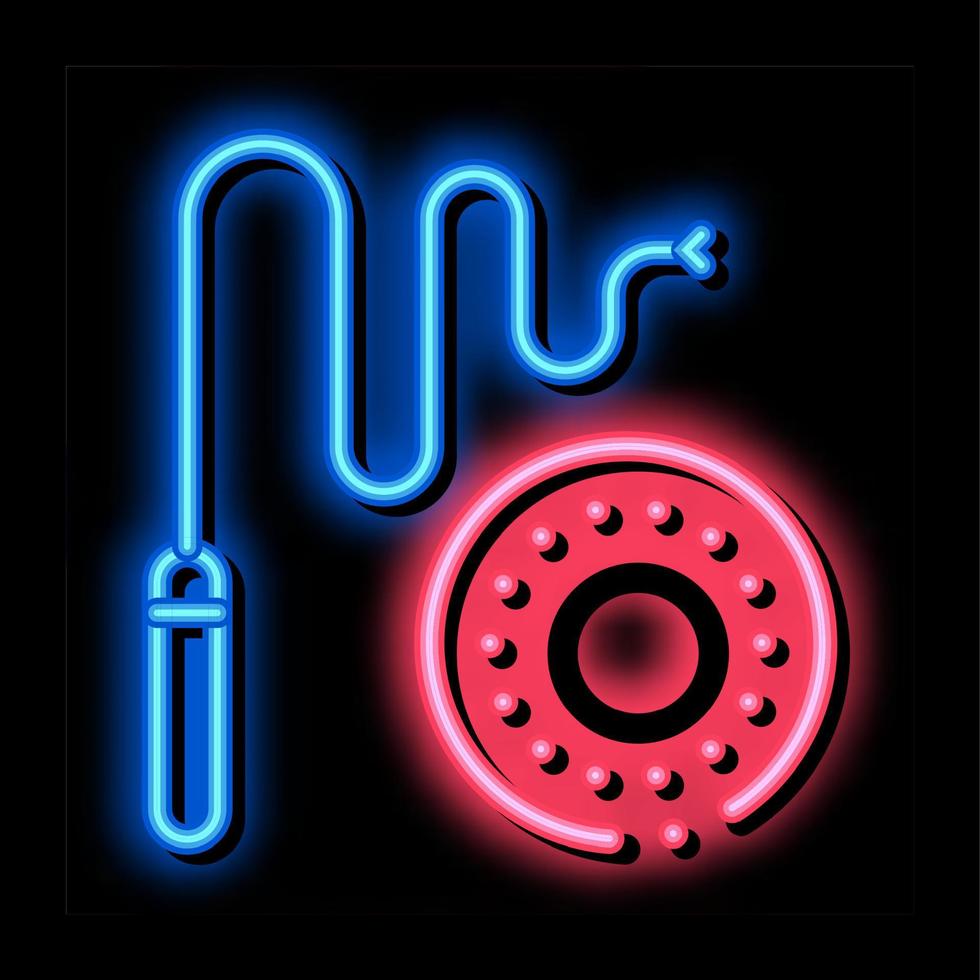 Carrot And Stick neon glow icon illustration vector
