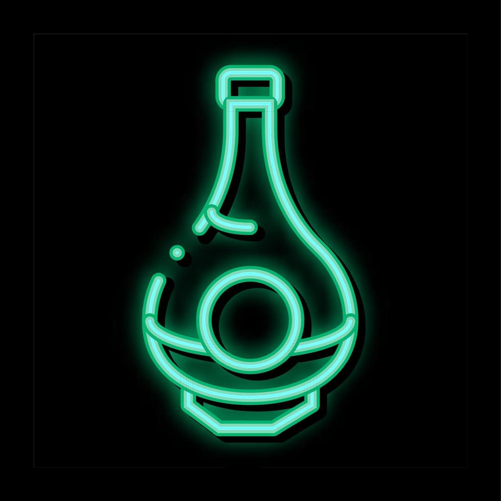 Drink Bottle neon glow icon illustration vector