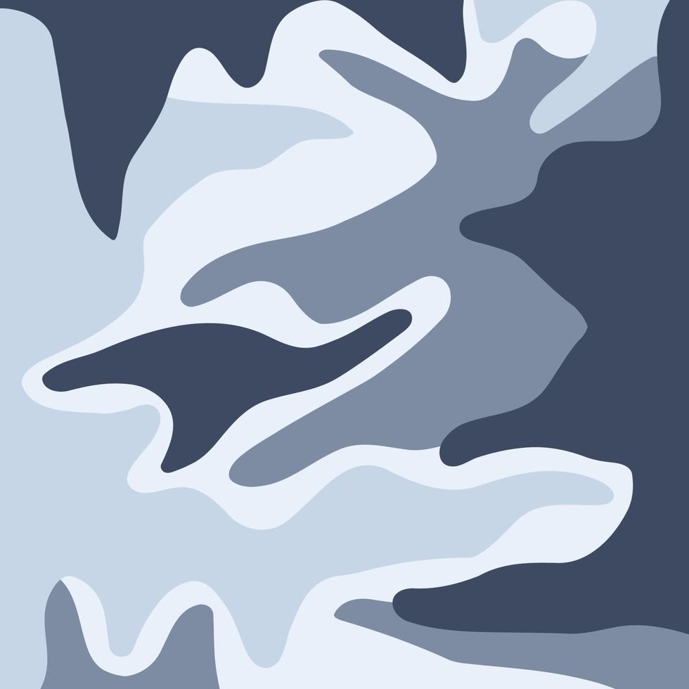 fondo militar de patrón de camuflaje abstracto azul vector