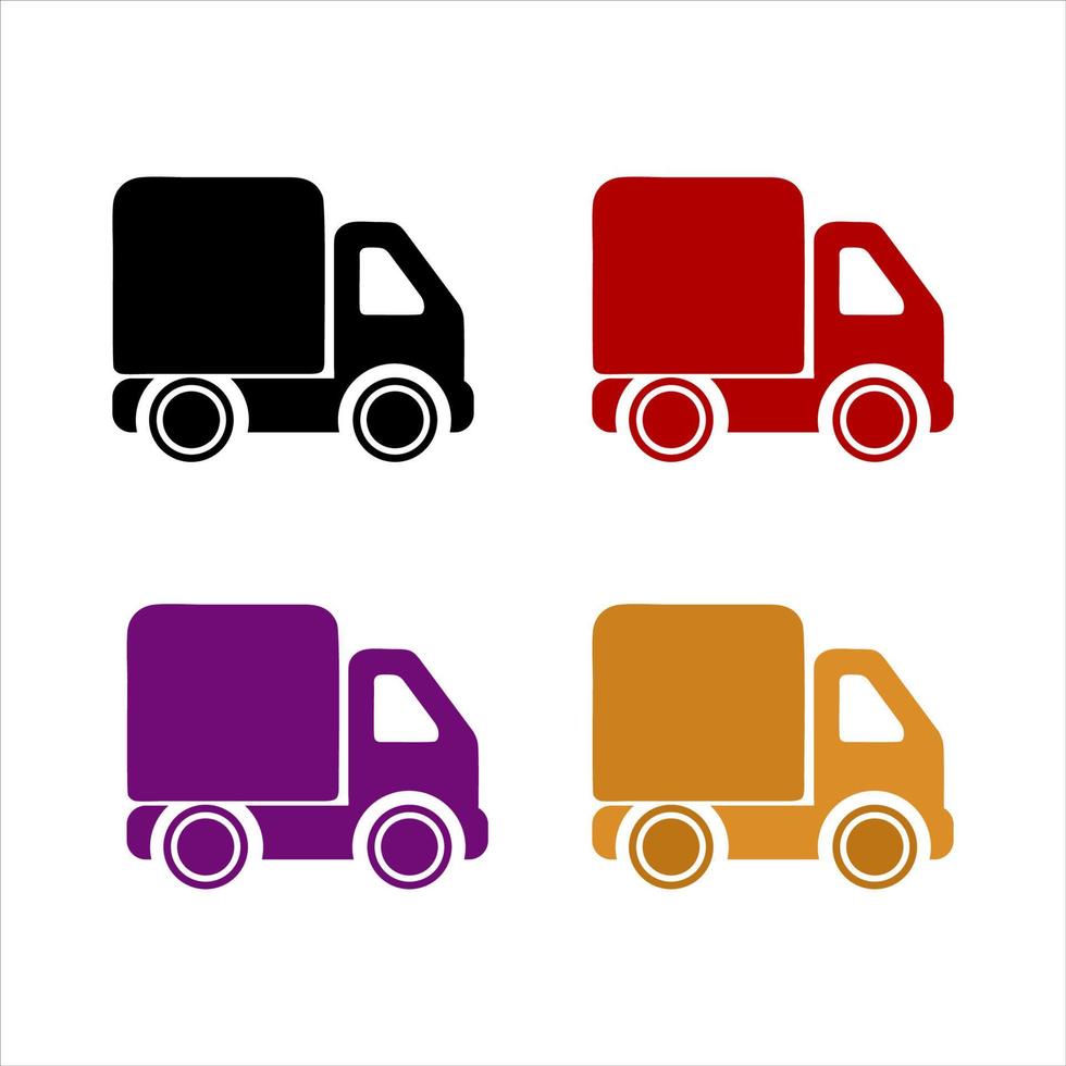 truck icon or logo in vector