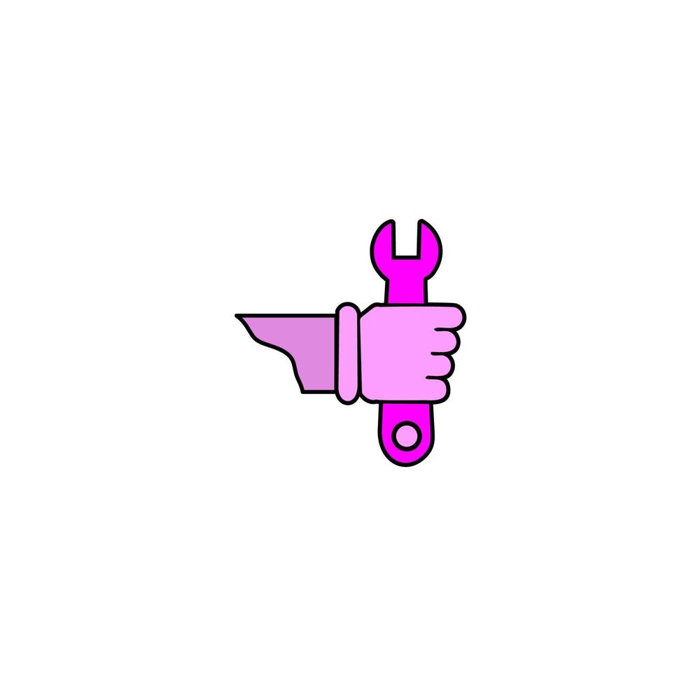 Repair for icon or logo in vector