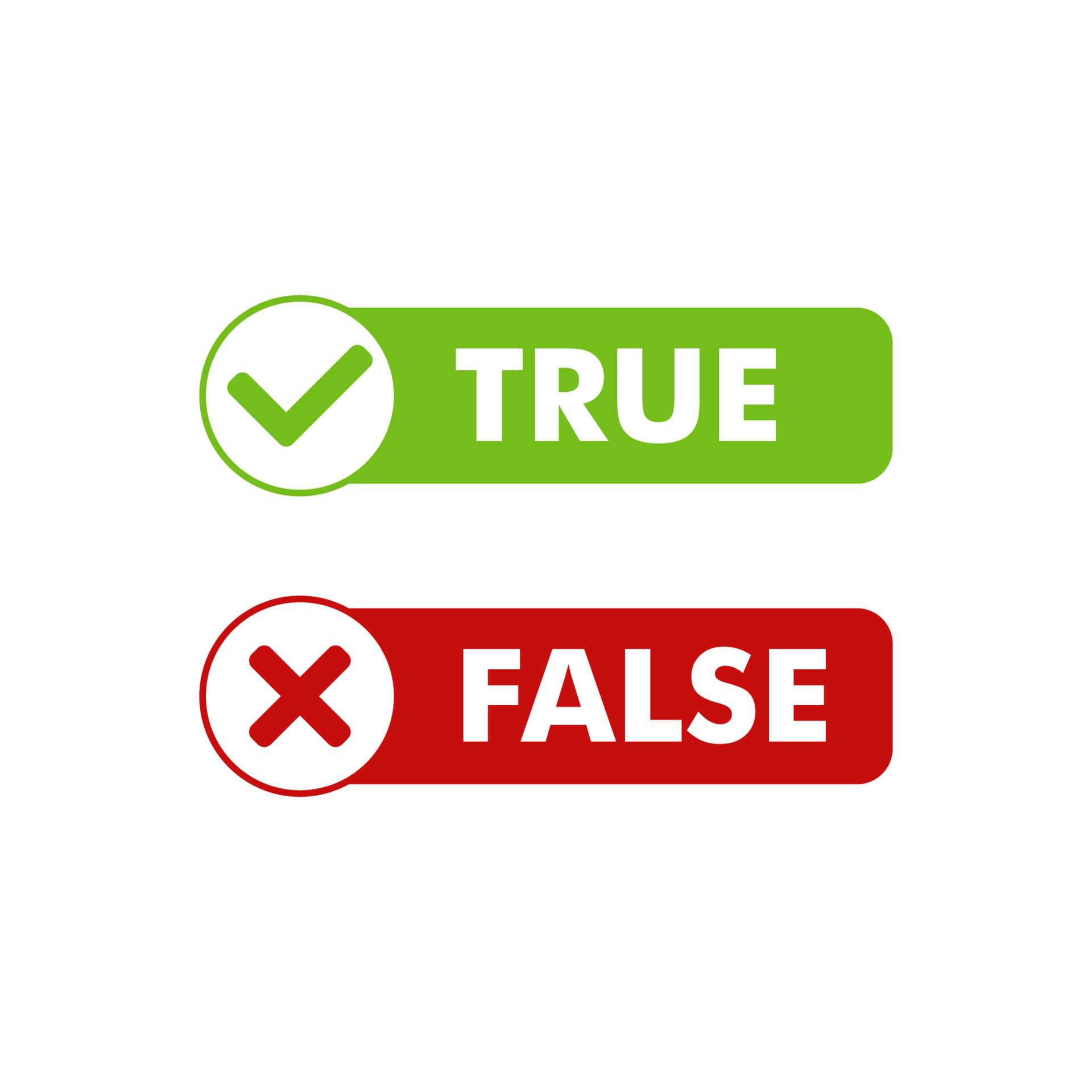 True or false clipart