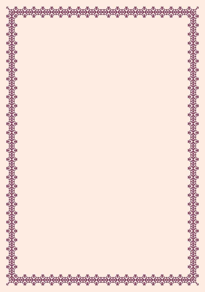 Beautiful frame for a certificate vector