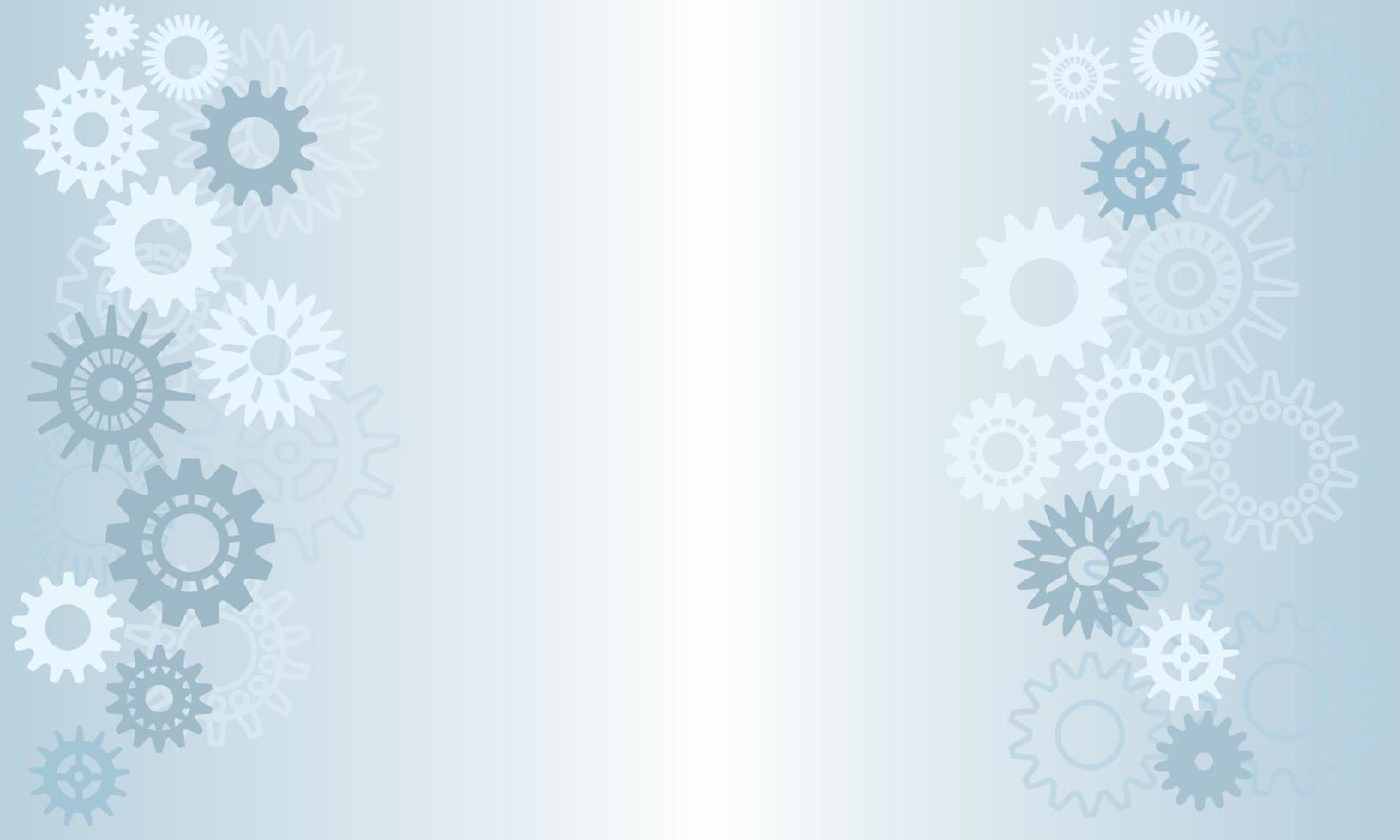 Abstract vector geometric background with gears.