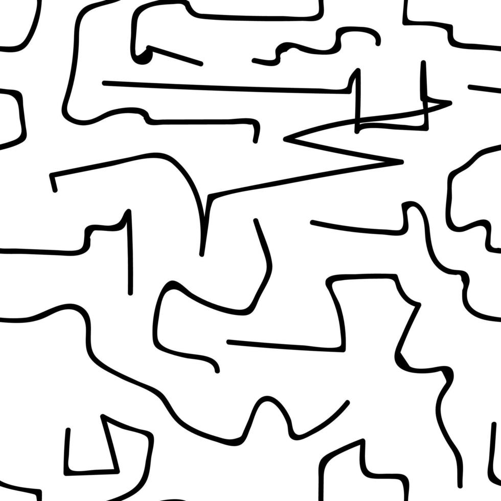 líneas de impresión geométrica abstracta patrón sin costuras vector
