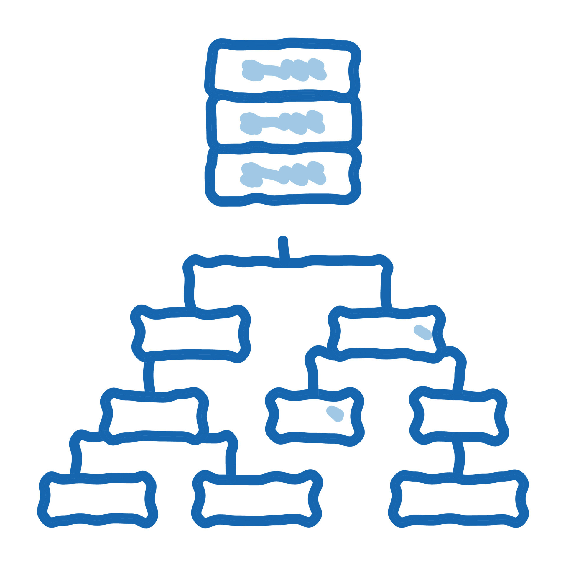 classification of machine learning doodle icon hand drawn illustration ...