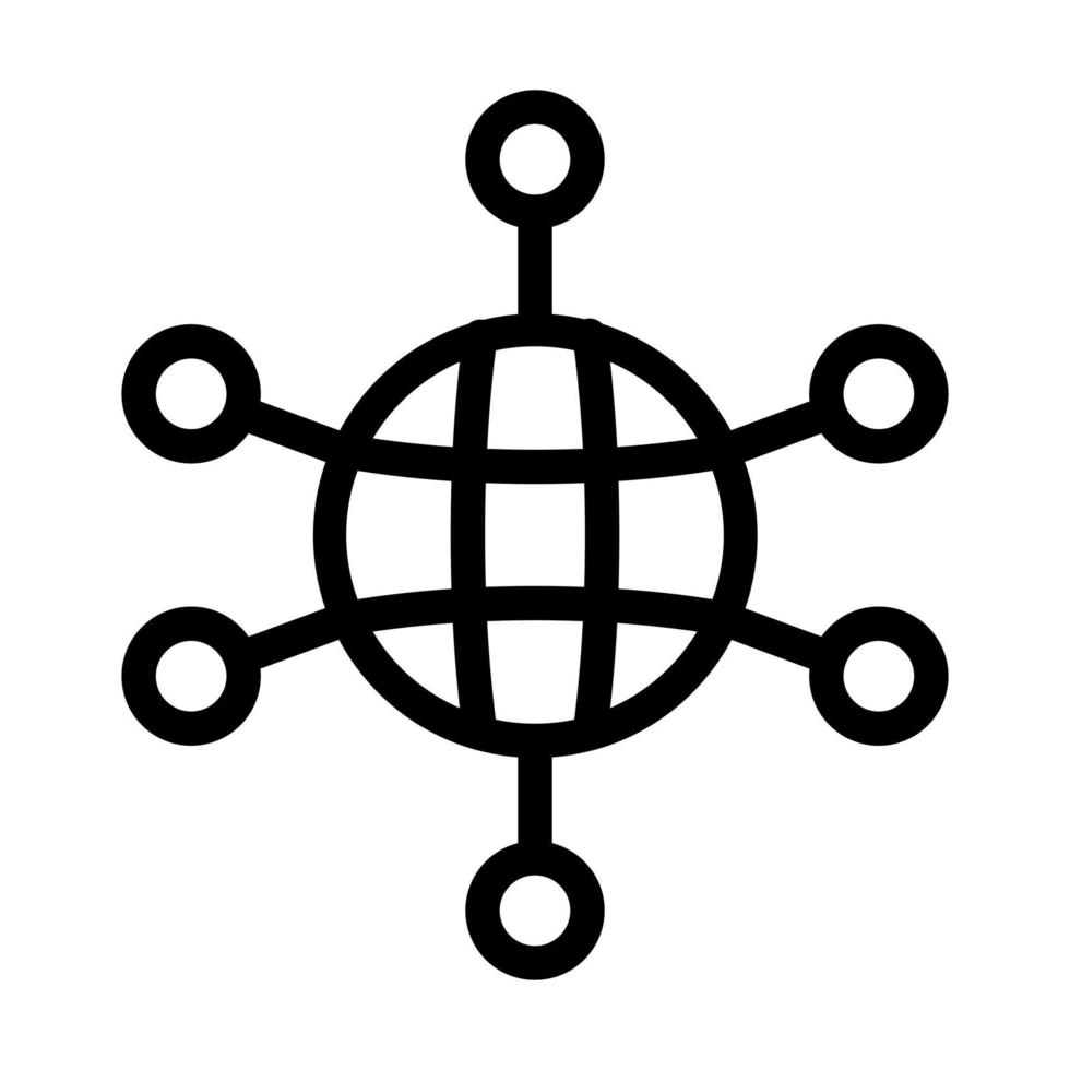 Company Network Icon Design vector
