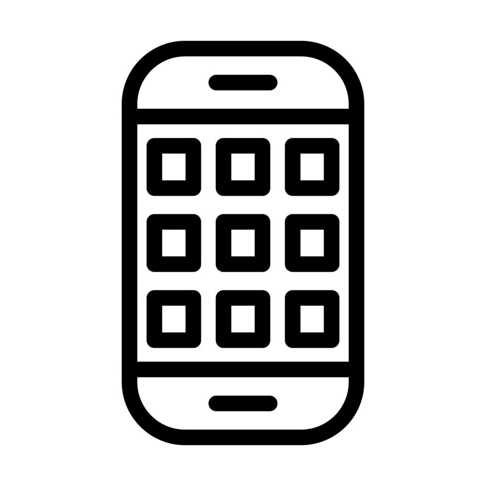 Mobile Applications Icon Design vector