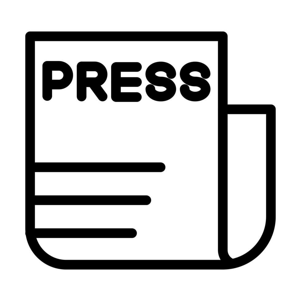 Press Releases Icon Design vector