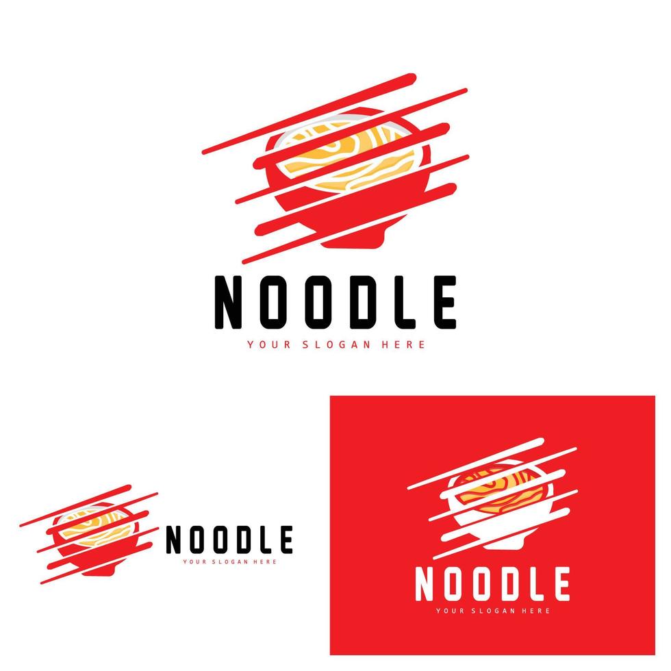 logotipo de fideos, vector de ramen, comida china, diseño de marca de restaurante de comida rápida, marca de producto, café, logotipo de empresa