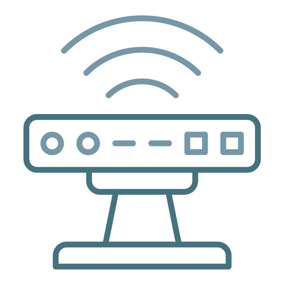 Kinect Line Two Color Icon vector