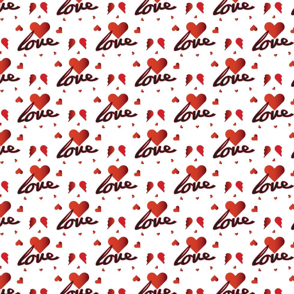 valentines pattern design vector