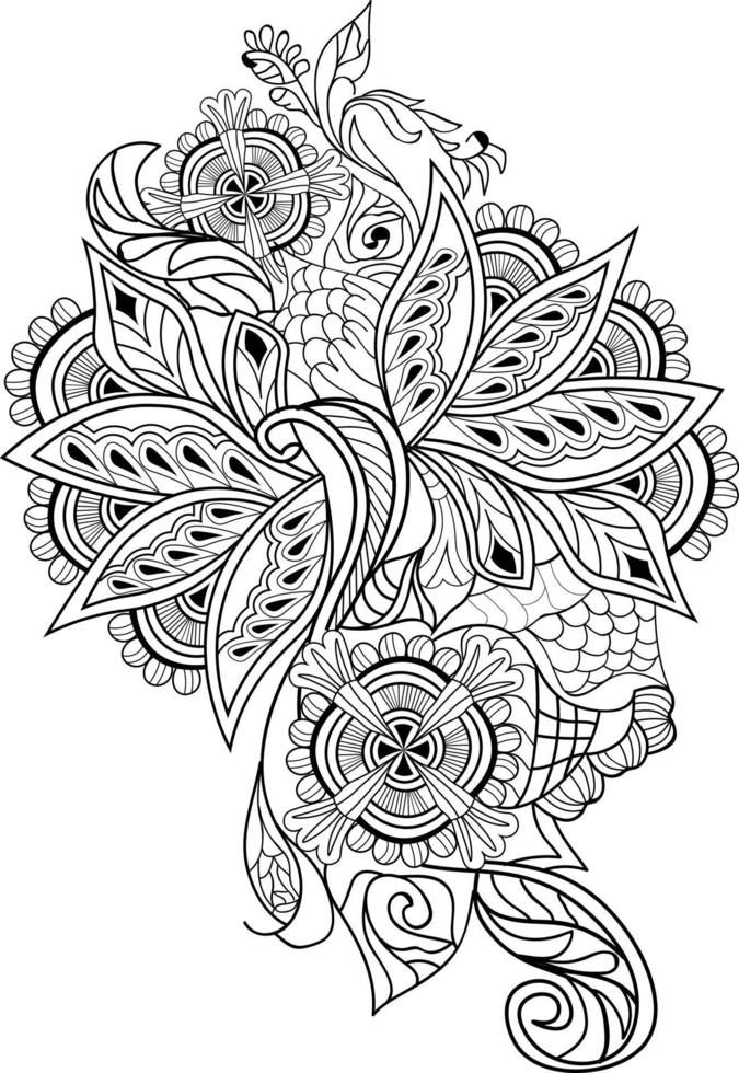 Flowers coloring book, Vector sketch of doodle flowers, Hand drawn zen doodle ornamental tattoo, collection of botanical leaf bud illustration engraved ink art style. 18753764 Vector Art at Vecteezy flowers-coloring-book-vector-sketch-of-doodle-flowers-hand-drawn-zen-doodle-ornamental-tattoo-collection-of-botanical-leaf-bud-illustration-engraved-ink-art-style-18753764-vector-art-at-vecteezy