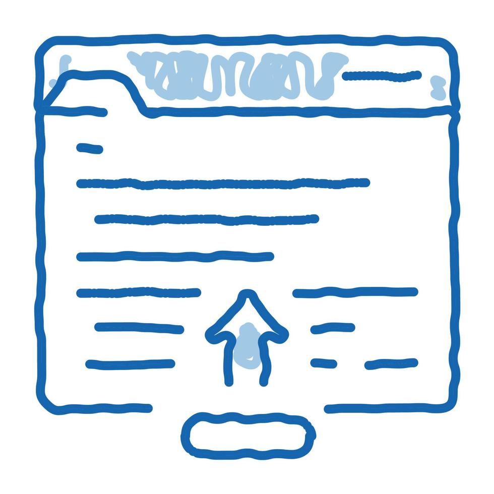 correction of mistakes in text doodle icon hand drawn illustration vector