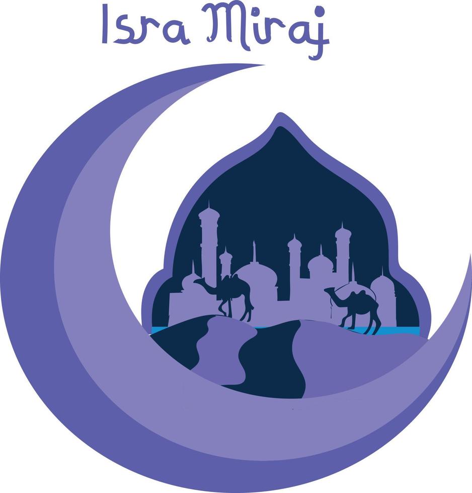 Isra and Mi'raj Vector