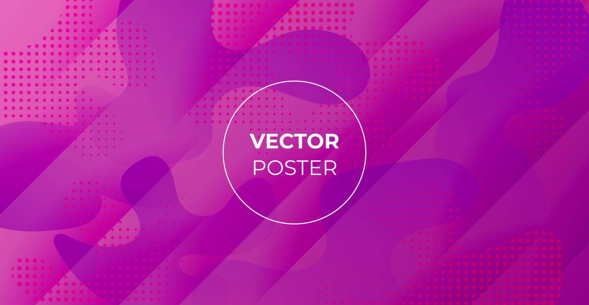 minimal abstract colorful purple liquid color gradient, fluid shape geometric with dots background. eps10 vector