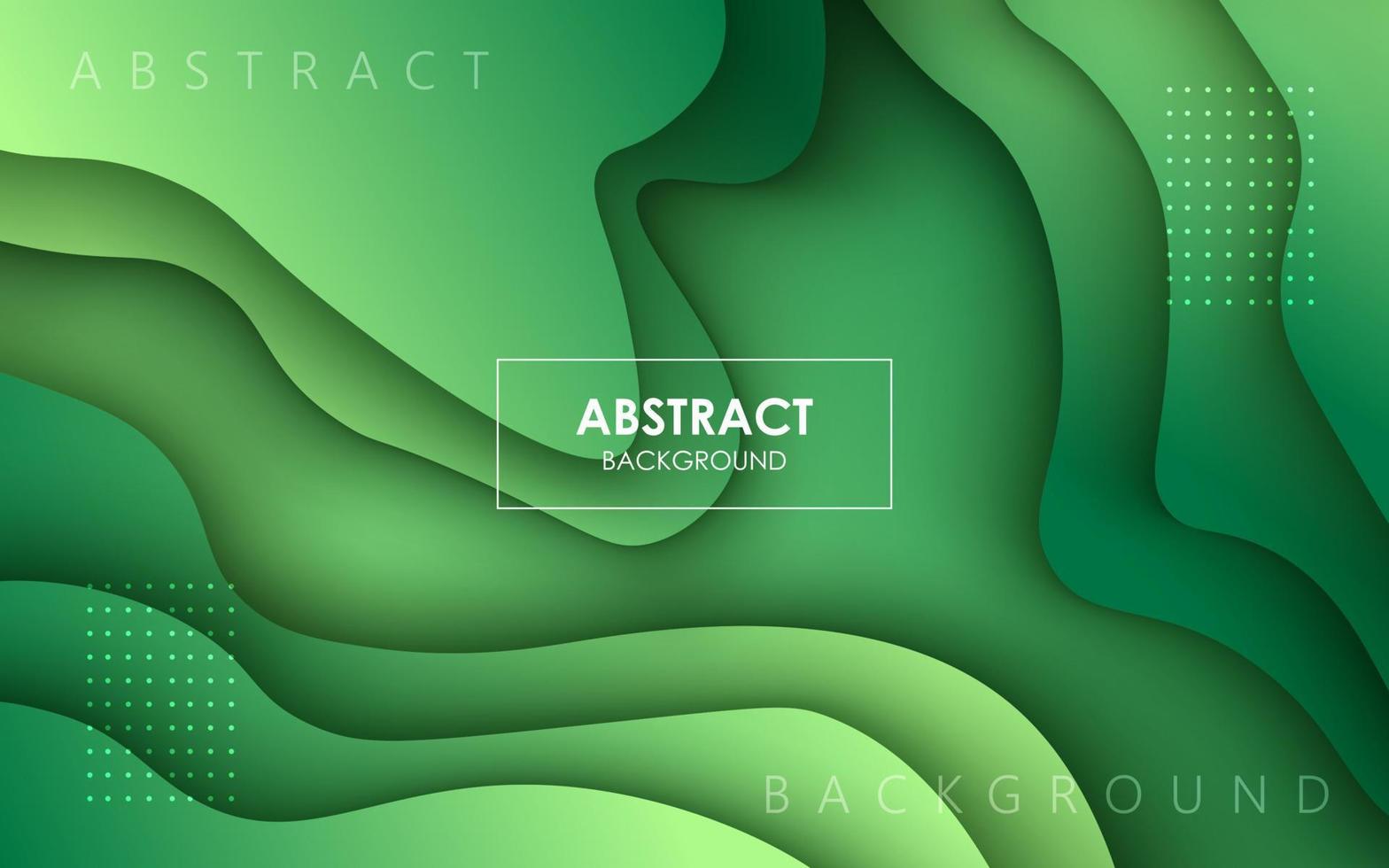 fluido de color degradado verde dinámico abstracto mínimo, fondo de composición geométrica de forma ondulada líquida. eps10 vector