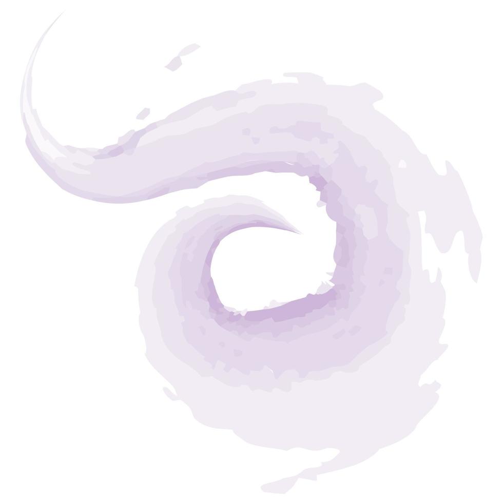 Abstract background texture, frame from a brush stroke in trendy pale lavender hues in watercolor vector