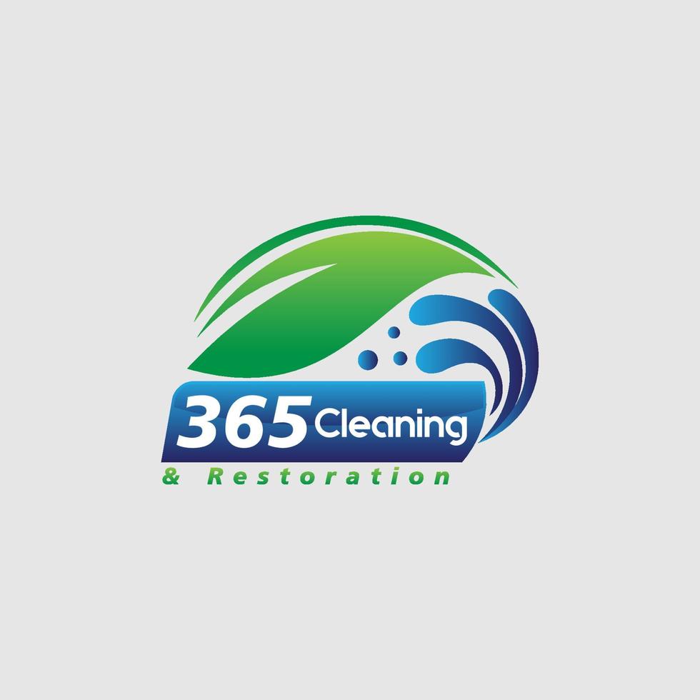 365-days-cleaning-logo-design-template-17798670-vector-art-at-vecteezy