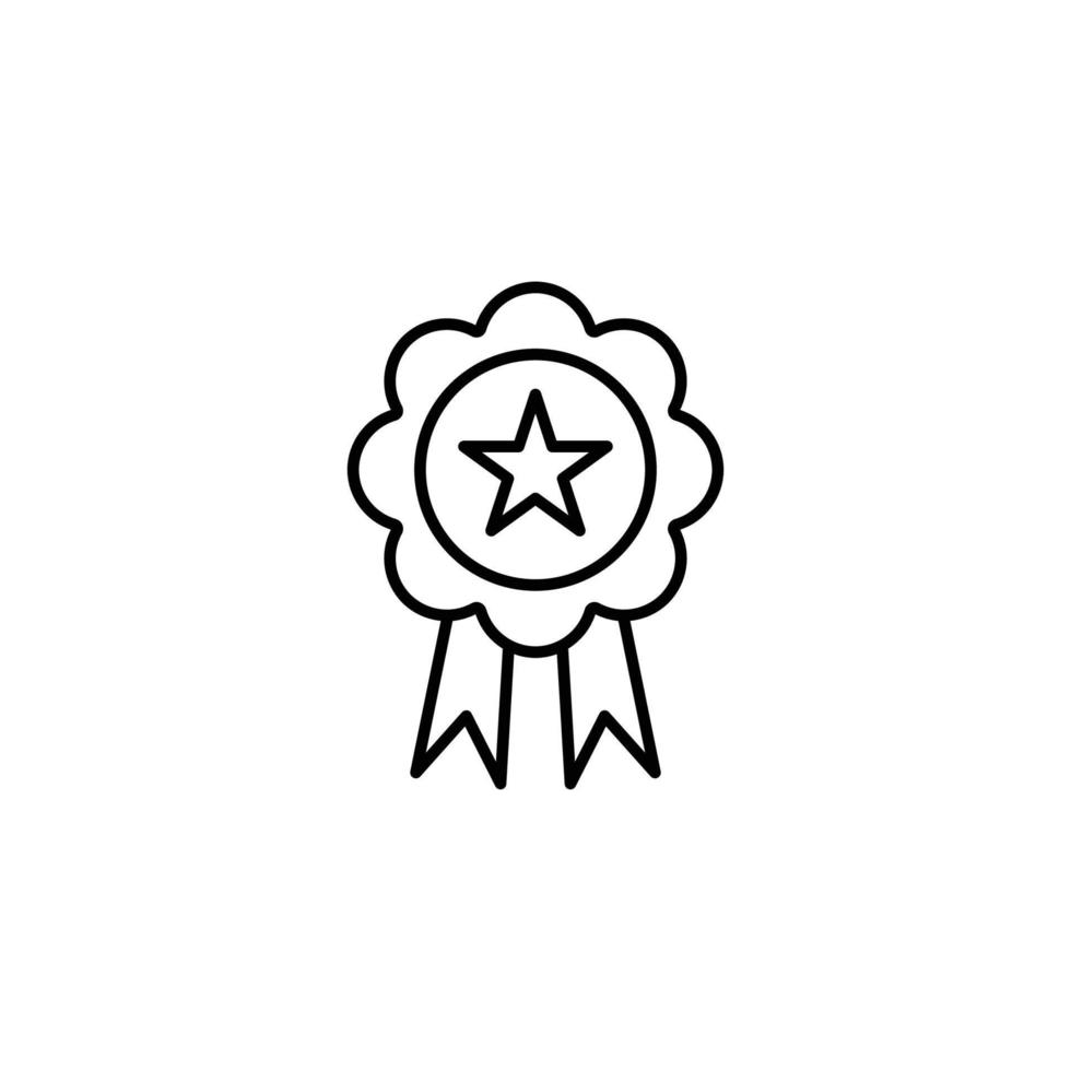 achievement icon. outline icon vector