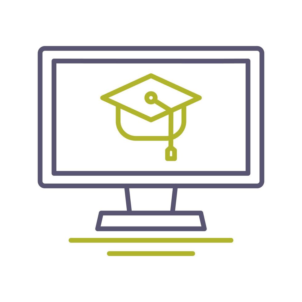 Online Course Vector Icon