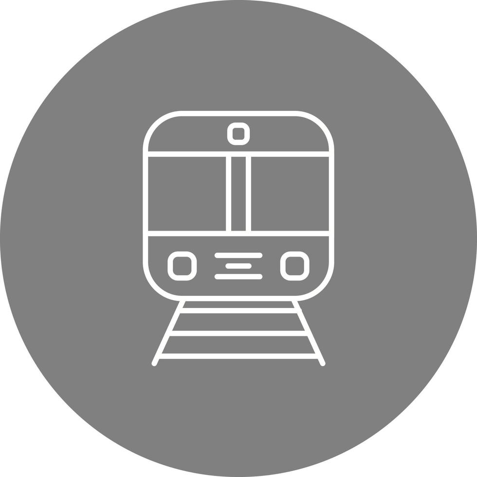 icono de vector de tren