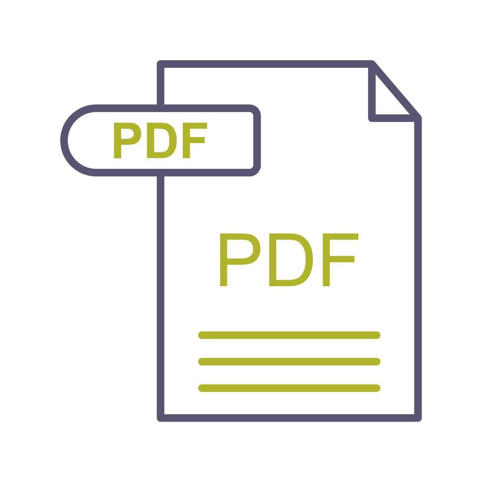 icono de vector de pdf