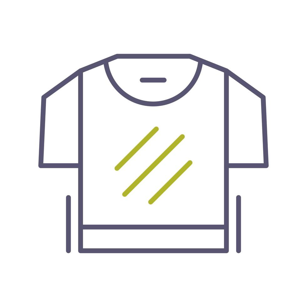 icono de vector de camiseta