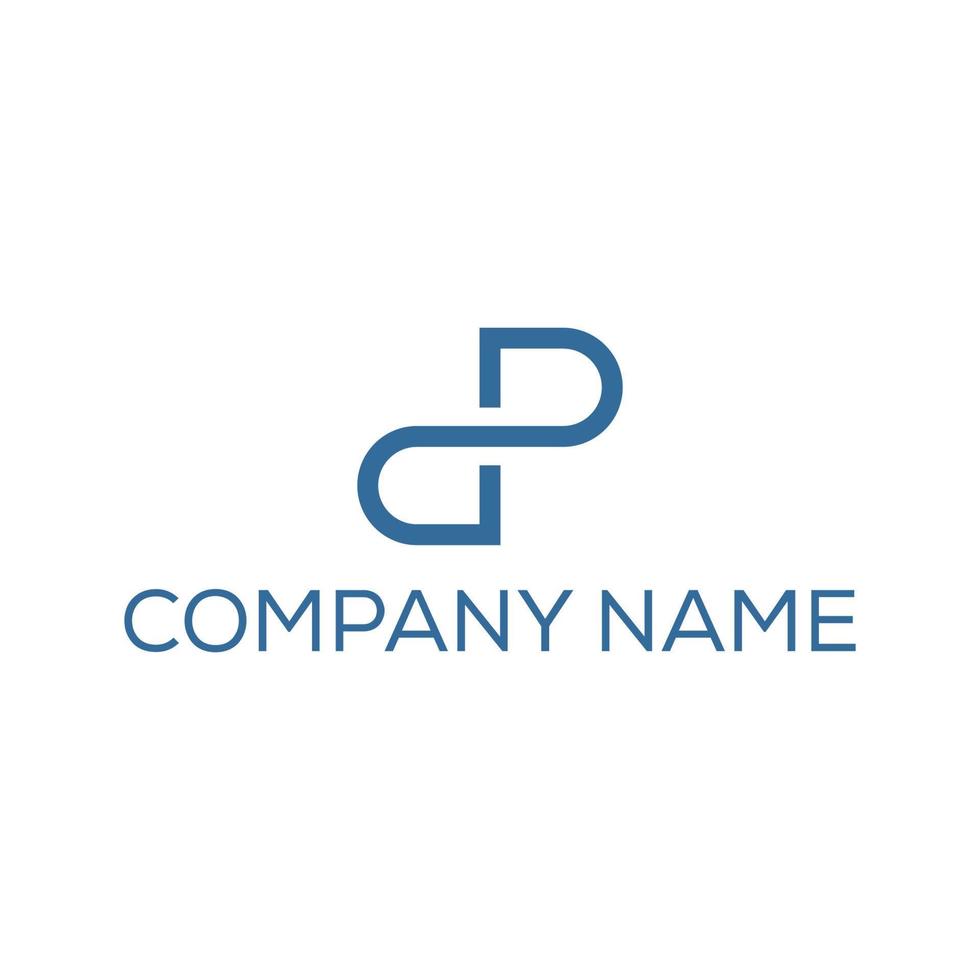 Initial logo with vector format.