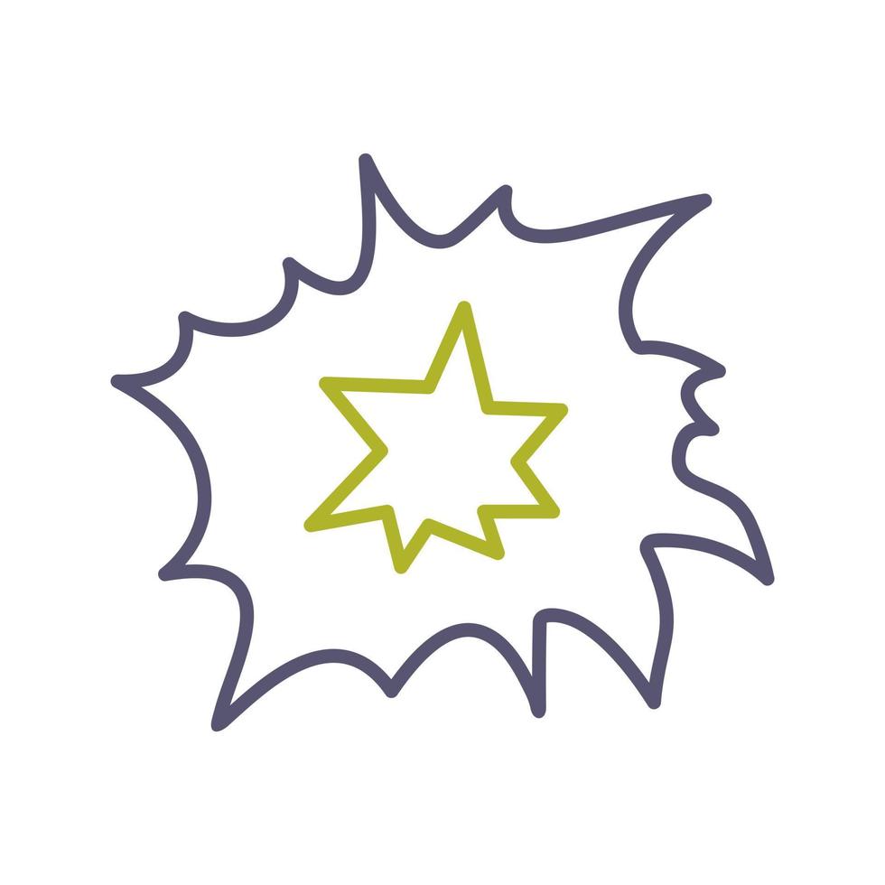 Unique Explosion Vector Icon