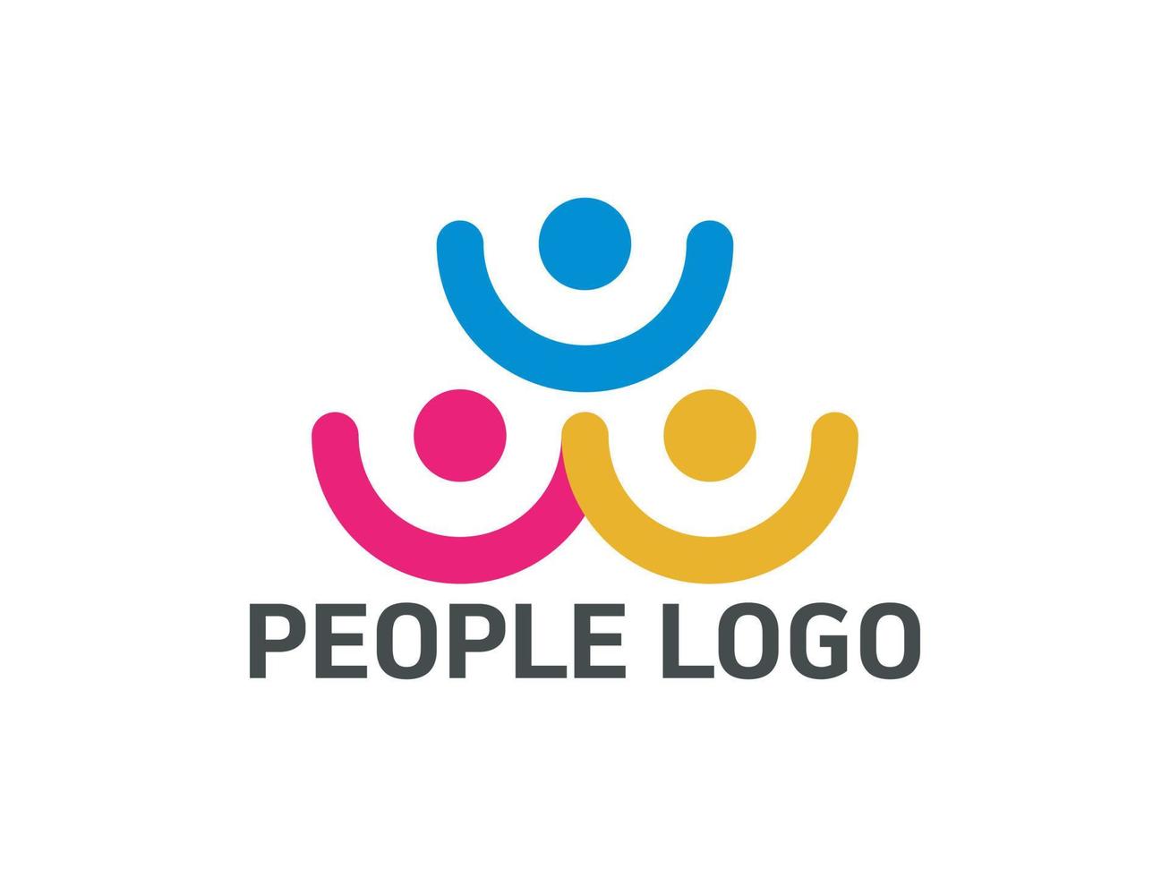 people unity logo vector