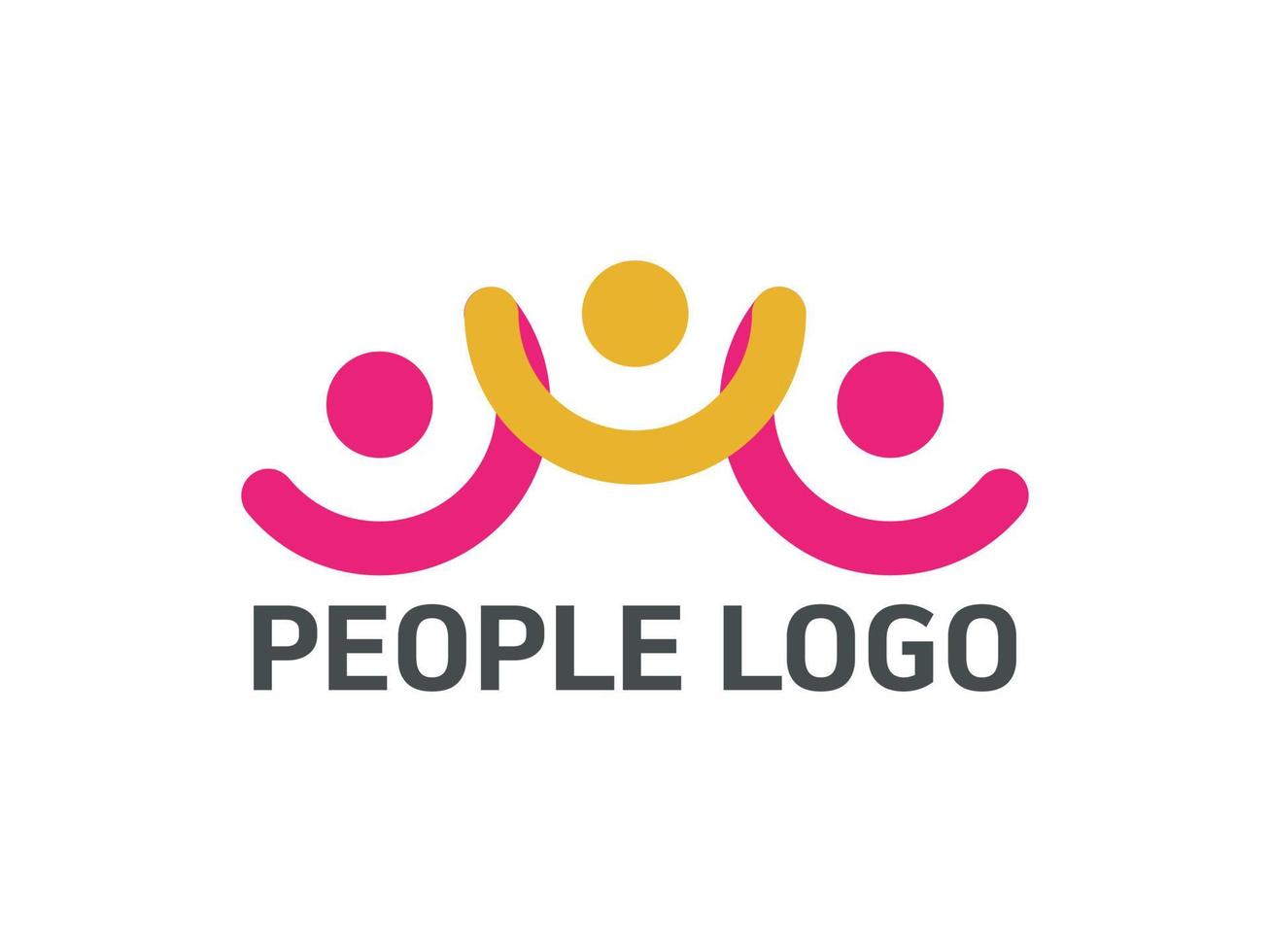 people unity logo vector