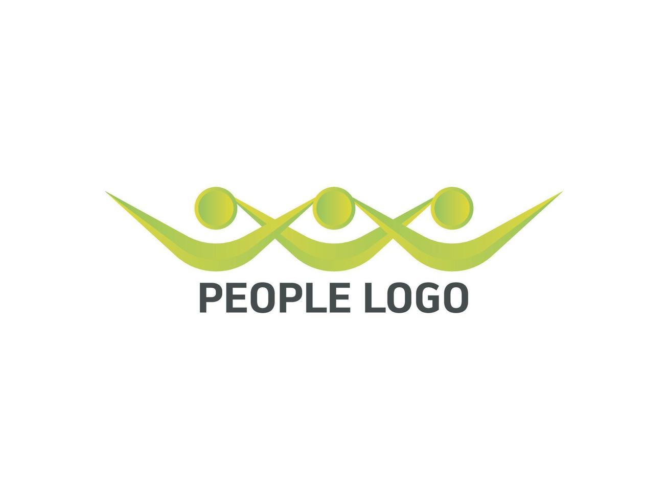 vector de logotipo de unidad de personas