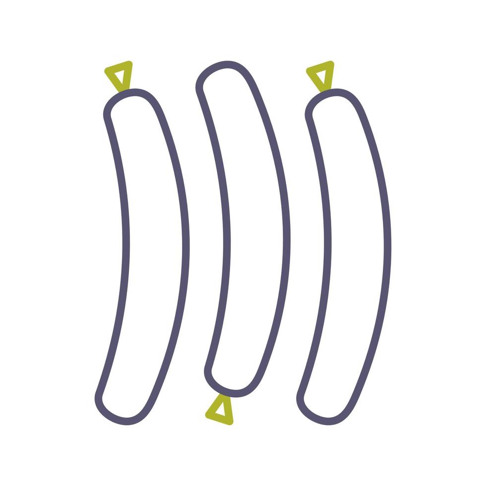 Hot Sausage Vector Icon