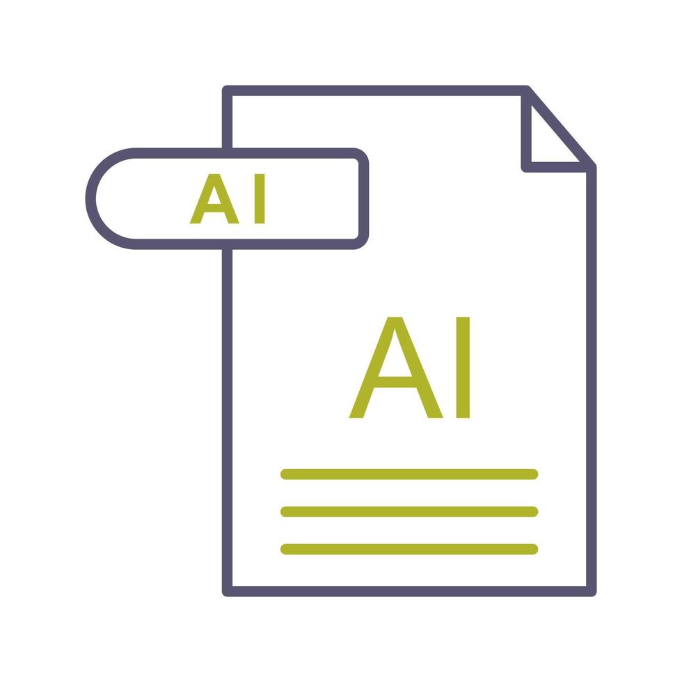 icono de vector de ai