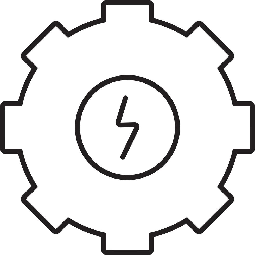 electric engine icon vector