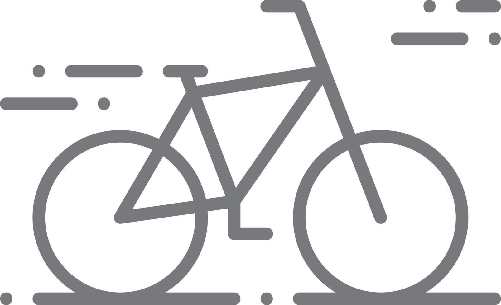 icono de transporte de bicicletas iconos de personas con estilo de contorno negro. vehículo, símbolo, transporte, línea, contorno, viaje, automóvil, editable, pictograma, aislado, plano. ilustración vectorial vector