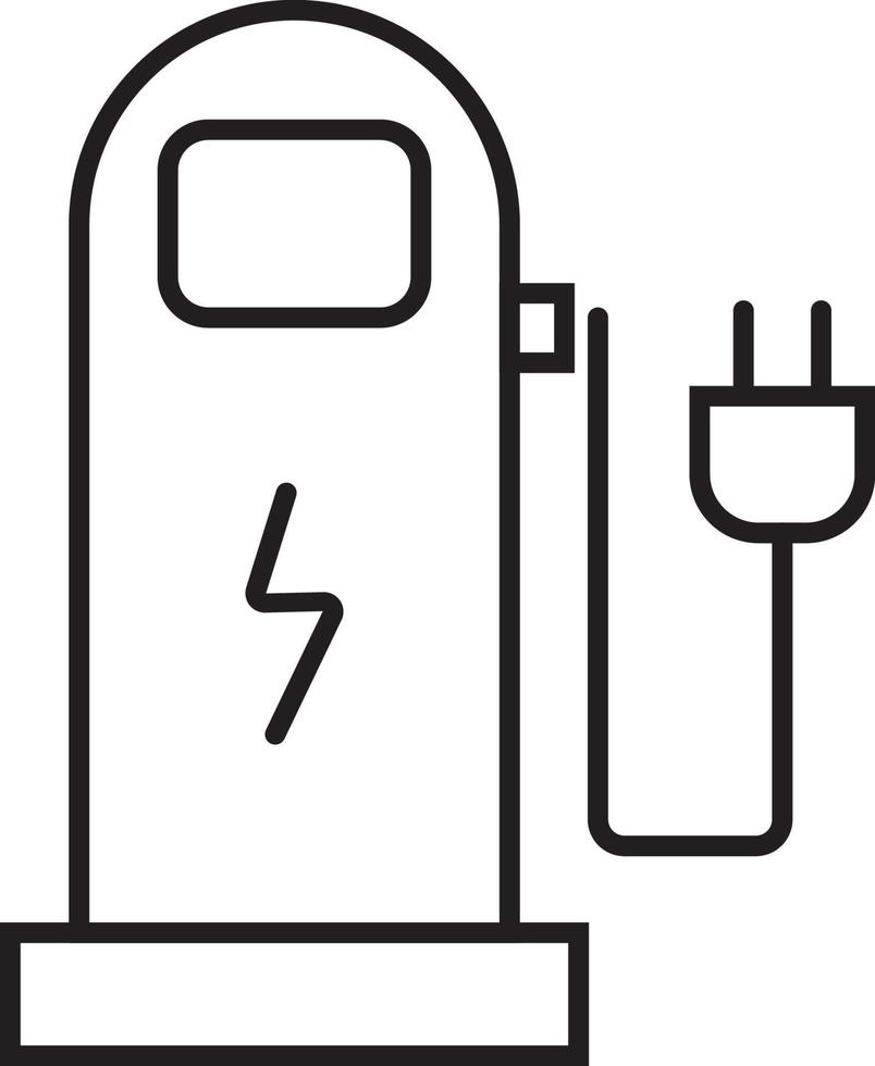 icono de la estación de energía vector