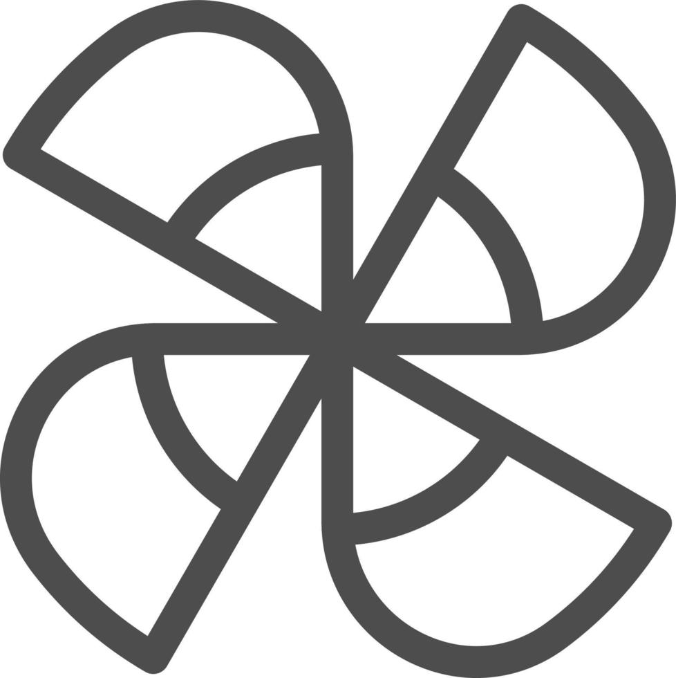 wind turbine icon vector