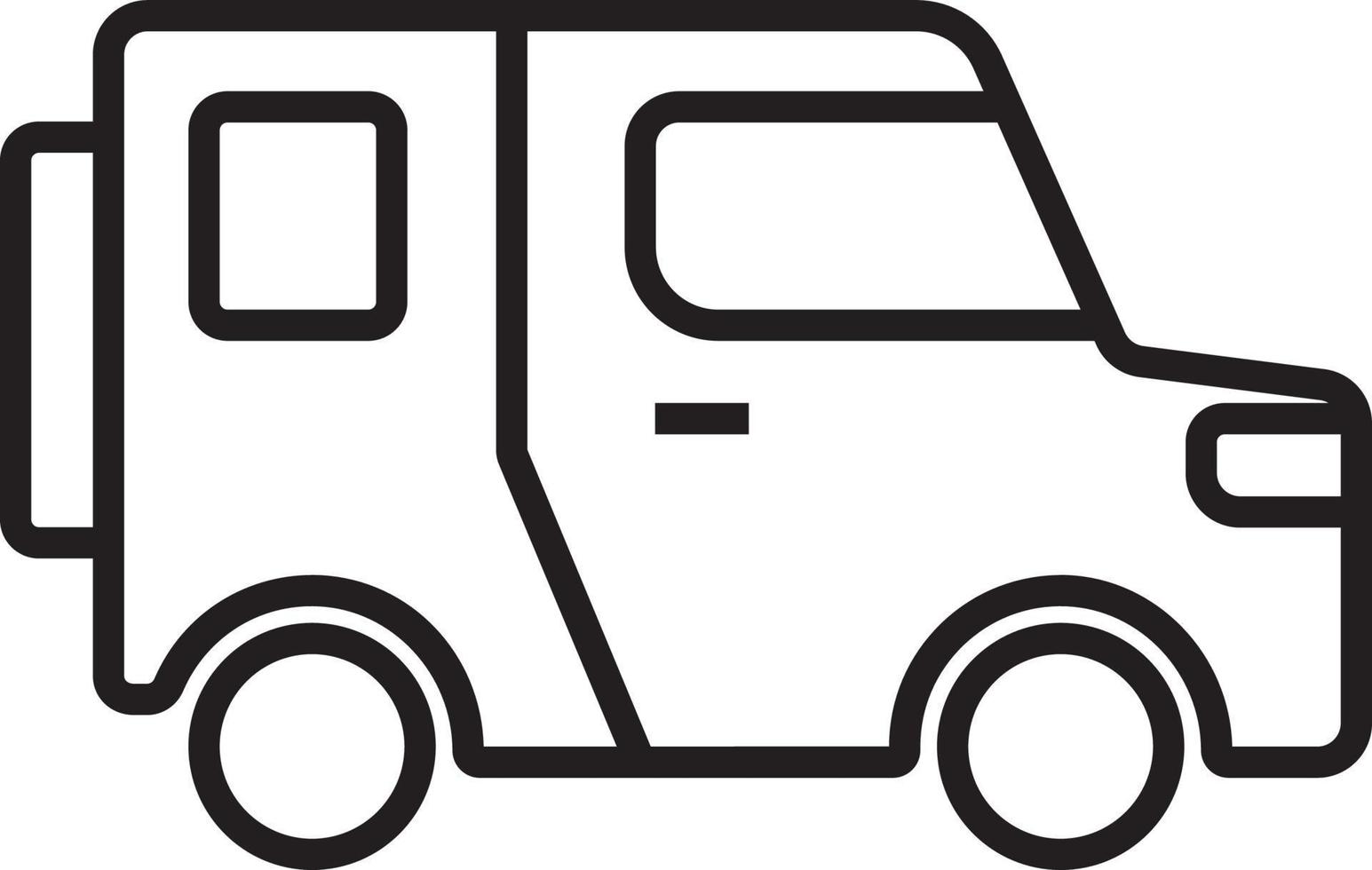 icono de transporte en jeep iconos de personas con estilo de contorno negro. vehículo, símbolo, transporte, línea, contorno, estación, viaje, automóvil, editable, pictograma, aislado, plano. ilustración vectorial vector
