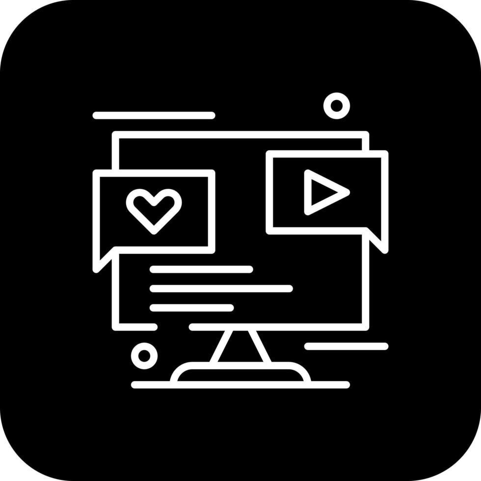 Social Media Feedback icons with black filled line style 17799837